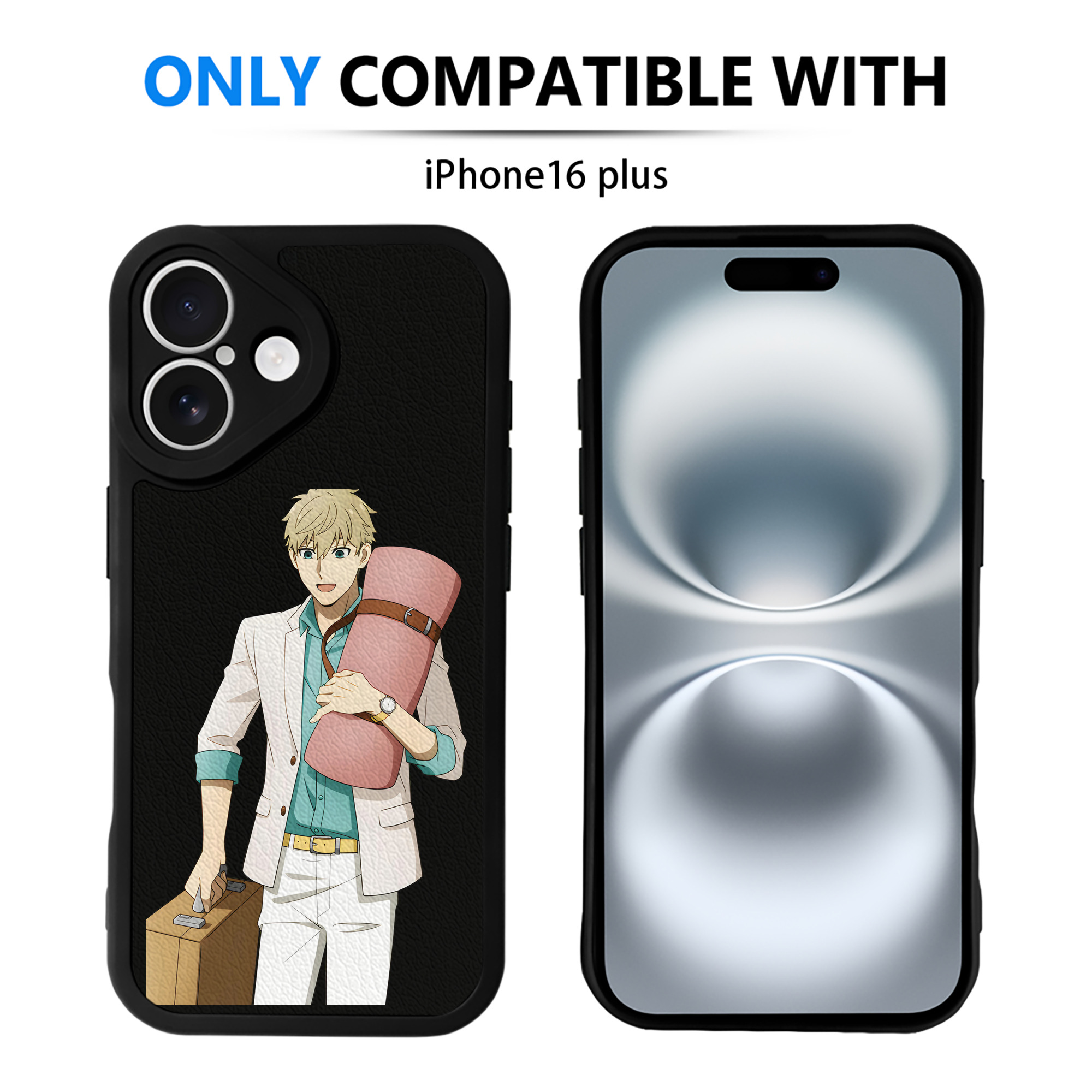 （画像用） SPY×FAMILY间谍家家酒 【iPhone 16シリーズ対応】シリコンスマホケース（レザー調） 材質：シリコン